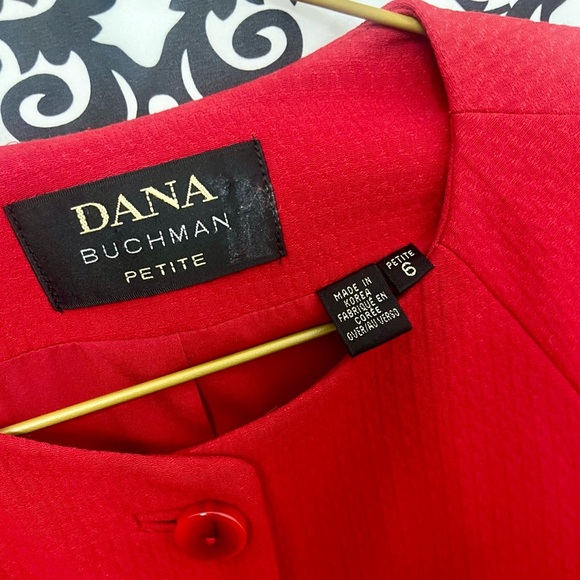 Vintage Dana Buchman Scarlet Women's Blazer - Picture 3 of 9